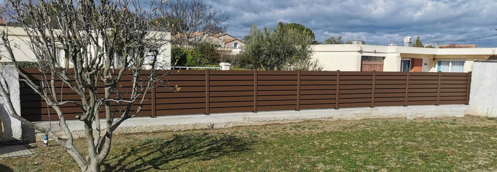 KOSTUM Clôture Litenn brun terre RAL 8028-min