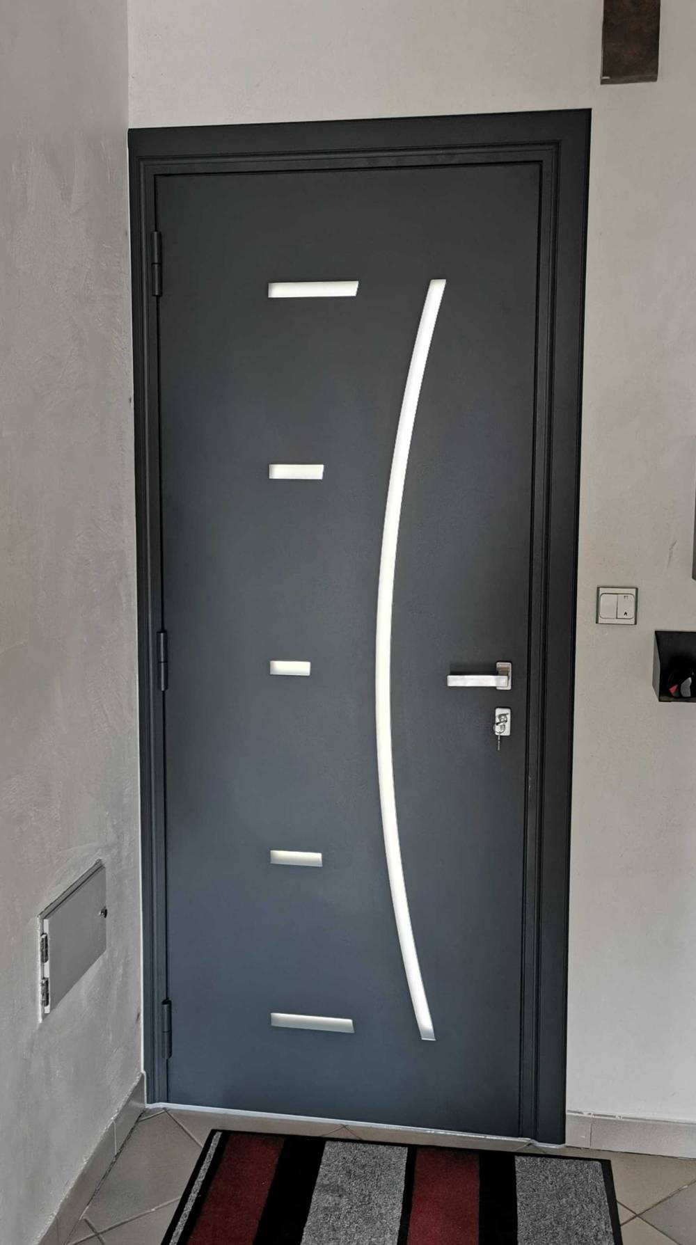 ALU SYBAIE RAY 8 Gris 7016 vue int