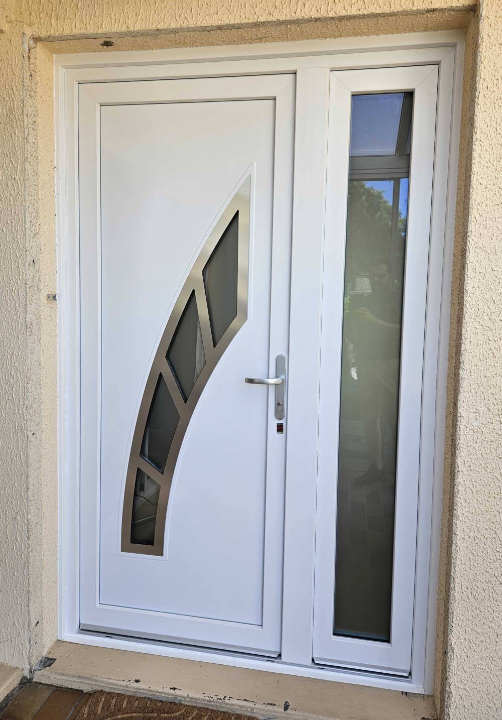 OKNO PE 105 PVC Contemporaine n°16 avec fixe latéral